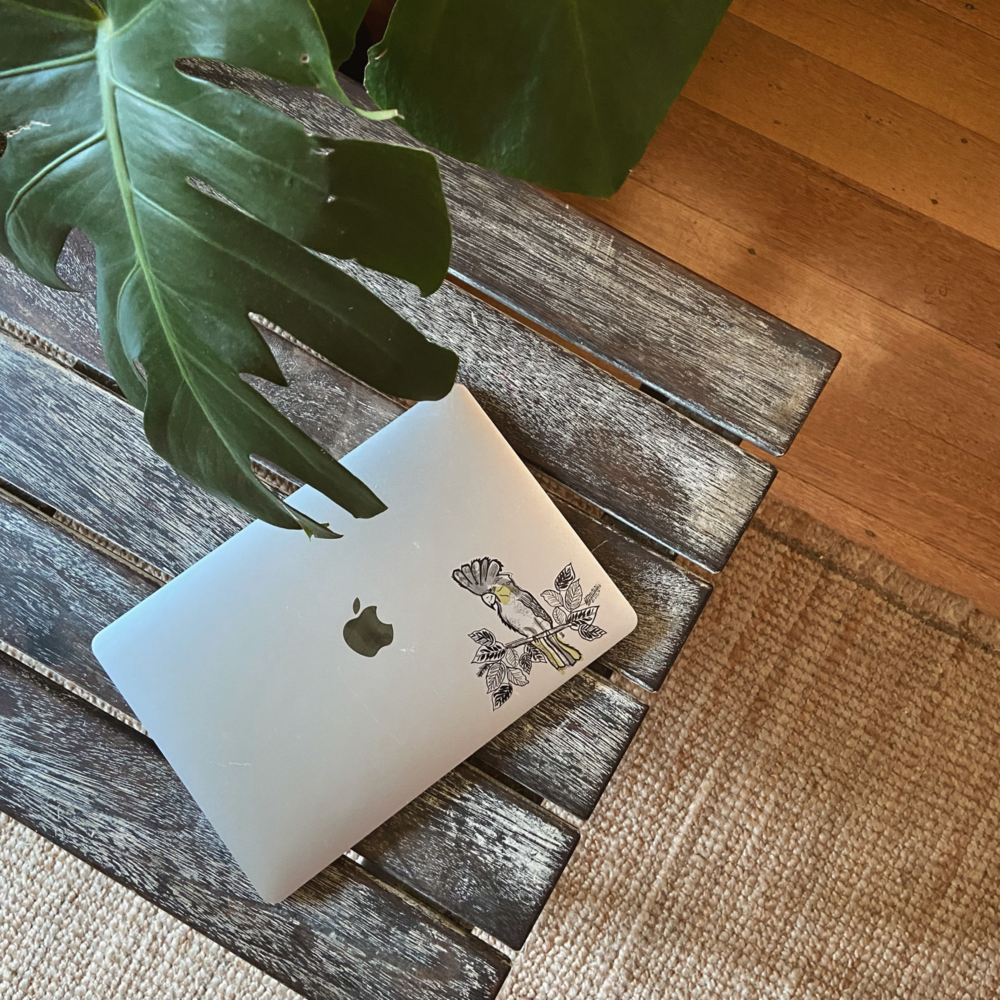 Sophie Fletcher Design Cockatoo Stickers - Star Surf + Skate