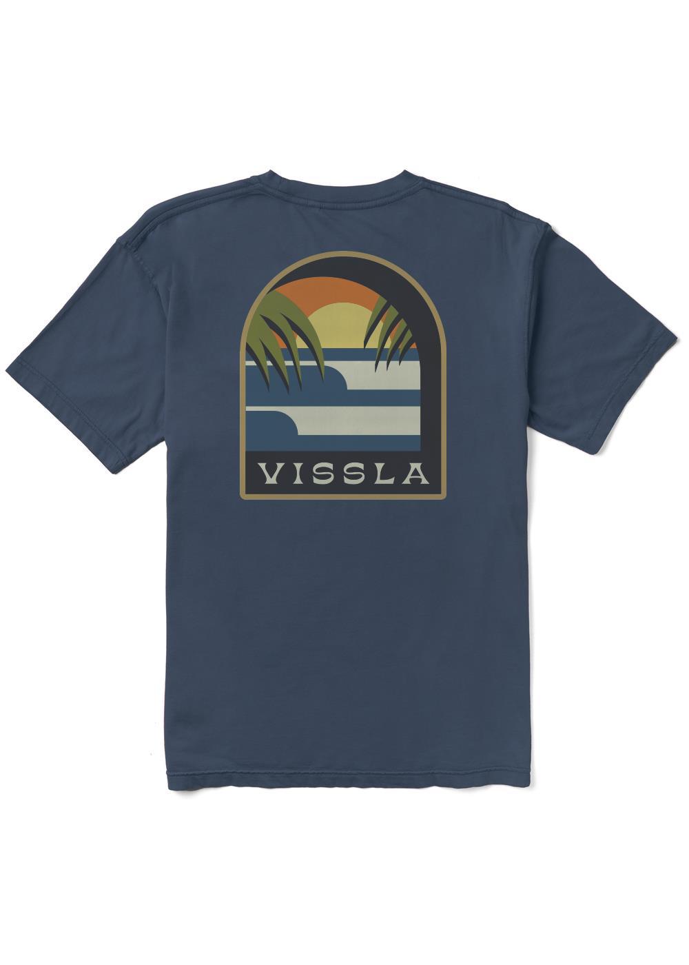 Vissla Out the Window Organic Blend SS Tee - Navy - Star Surf + Skate