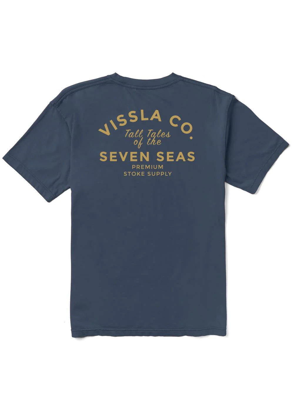 Vissla Premium Stoke SS Organic Tee - Navy - Star Surf + Skate