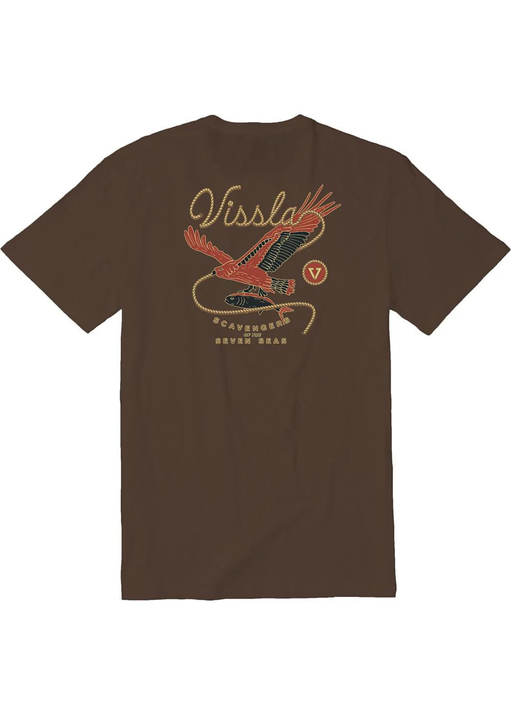 Vissla Scavengers Swell SS Tee - Chocolate