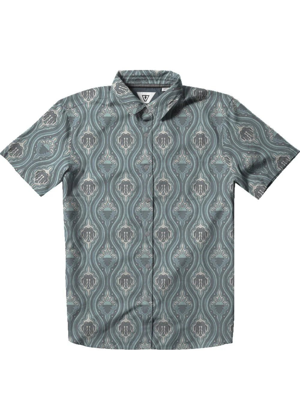 Vissla Suntile Eco SS Shirt - Aqua - Star Surf + Skate