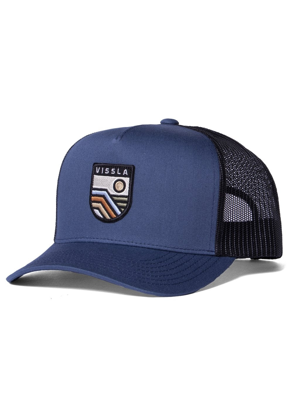 Vissla Solid Sets Eco Trucker Hat Dark Naval - Main Image