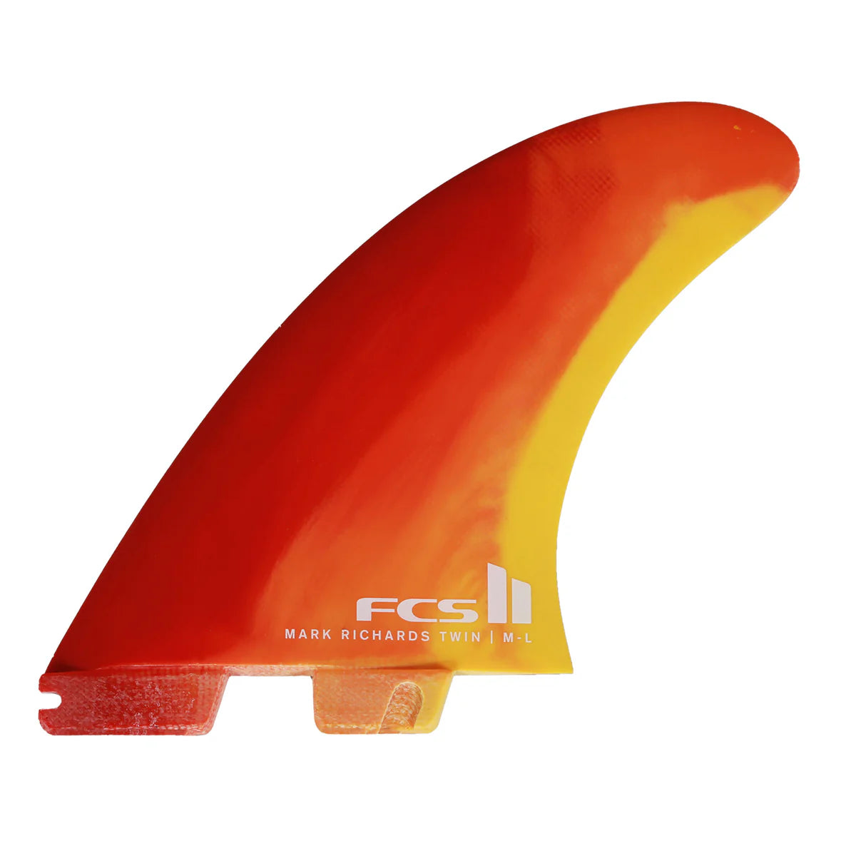 FCS II Mark Richards Twin + Stabiliser Fin Set - Sunset Swirl - Star Surf + Skate
