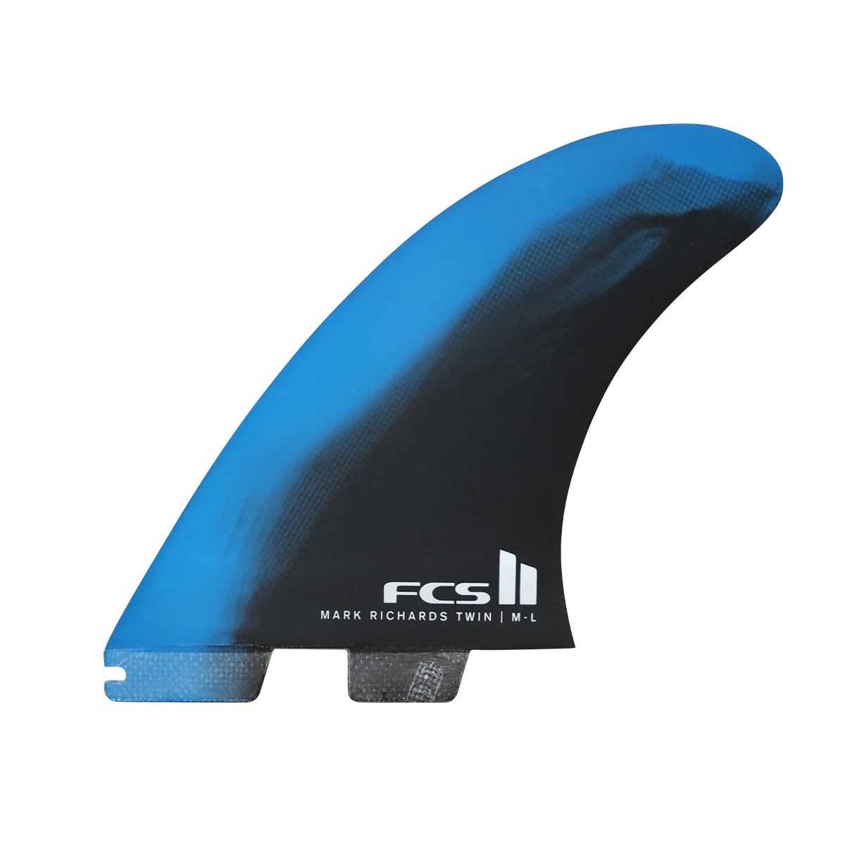 FCS II Mark Richards PC Twin + 1 Fins - Black Blue