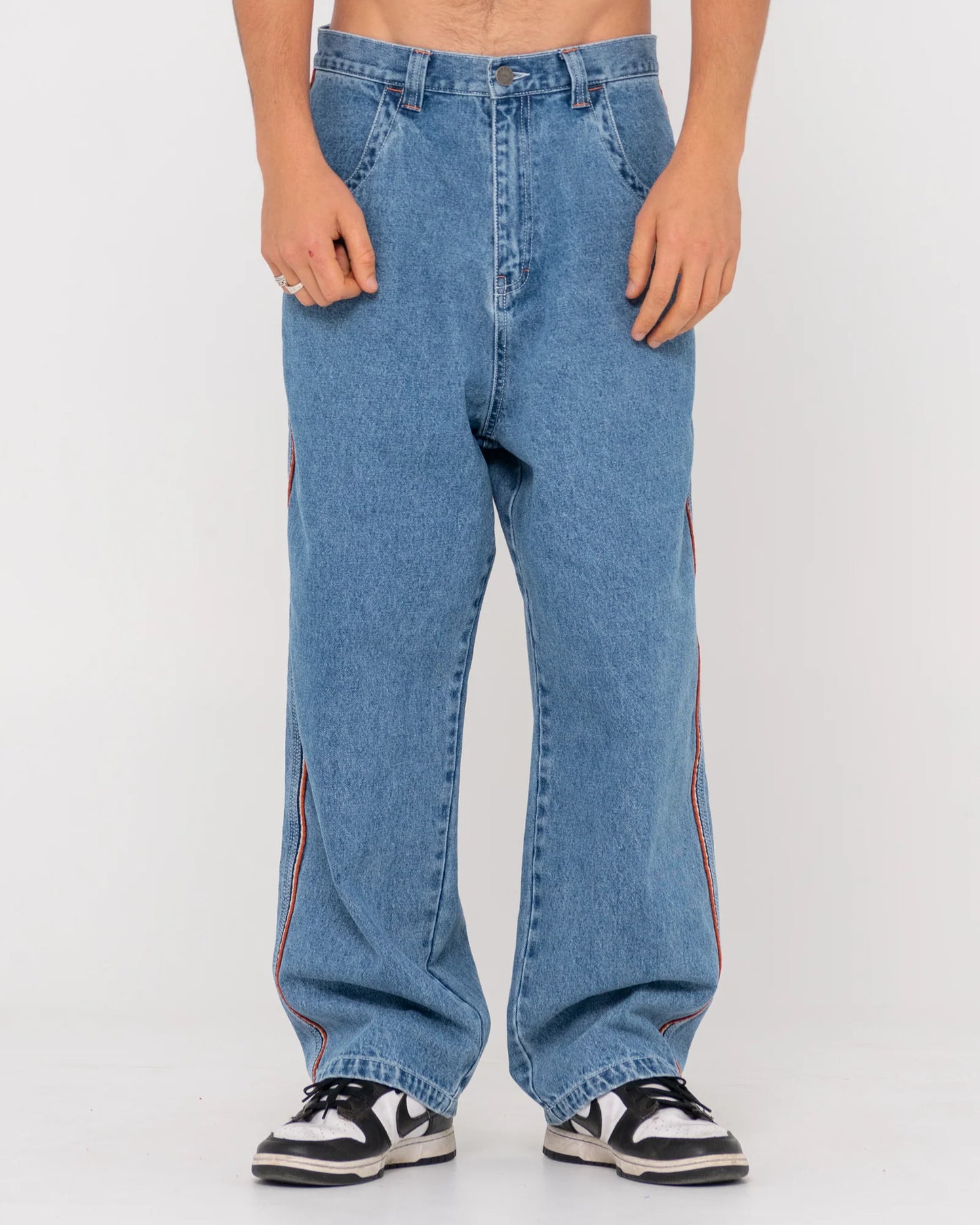 Rusty Flip Daddy 2.0 Jean - Middy Blue - Star Surf + Skate