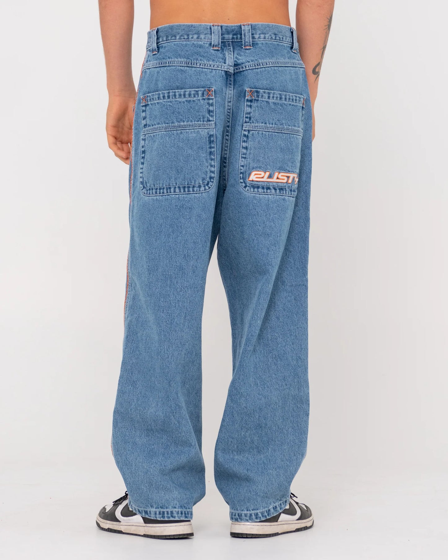 Rusty Flip Daddy 2.0 Jean - Middy Blue - Star Surf + Skate