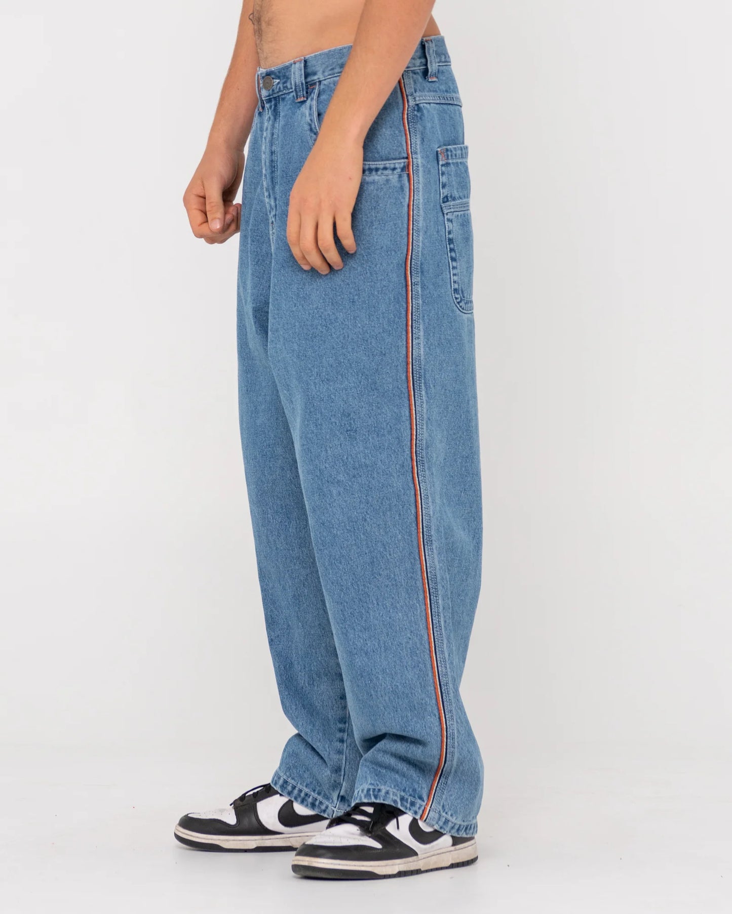 Rusty Flip Daddy 2.0 Jean - Middy Blue - Star Surf + Skate
