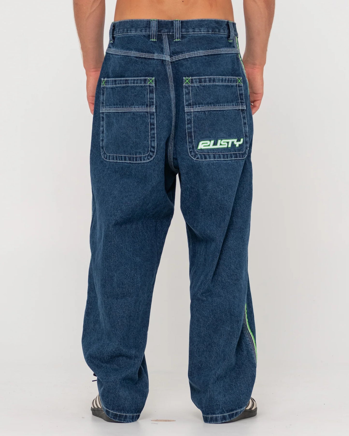 Rusty Flip Daddy 2.0 Jean - Deep Sea Blue - Star Surf + Skate