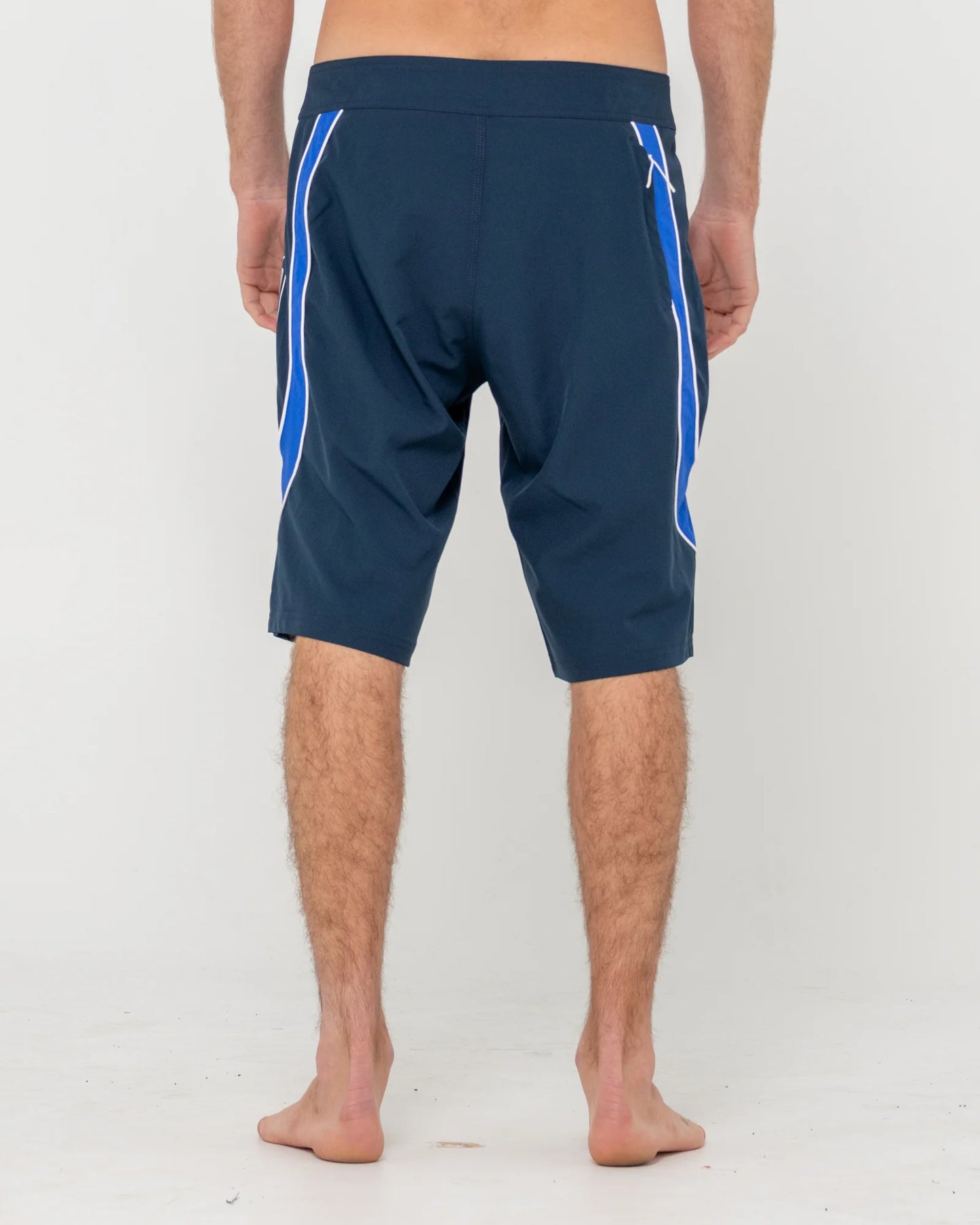 Rusty Charger Boardshort - Navy Blue/Royal Blue
