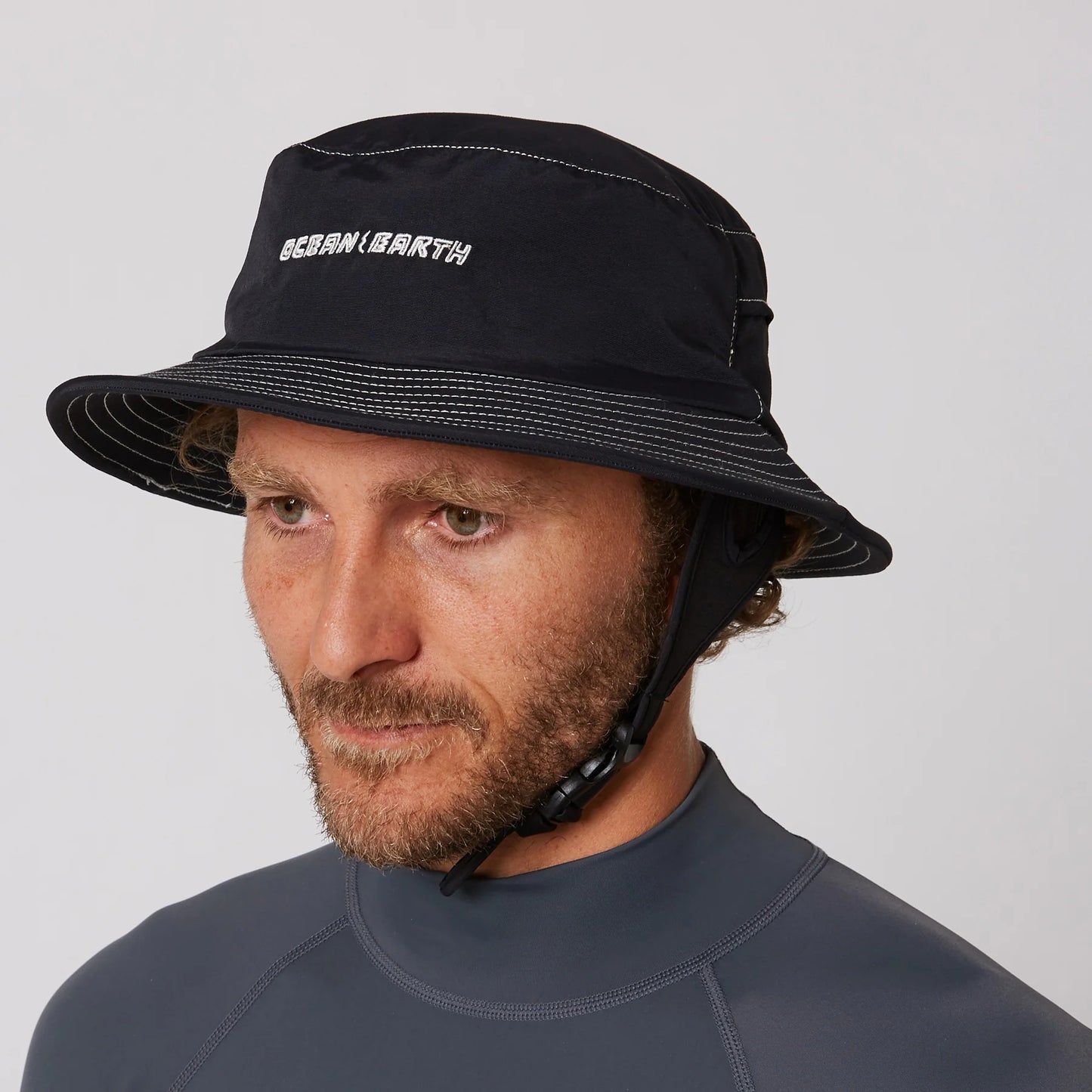 Ocean & Earth G-Land Soft Peak Surf Hat - Black - Star Surf + Skate