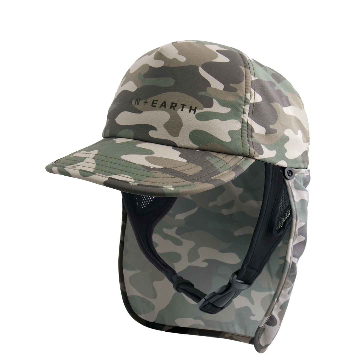 Ocean & Earth Bingin - Lightweight Legionnaire Surf Hat - Camo - Star Surf + Skate