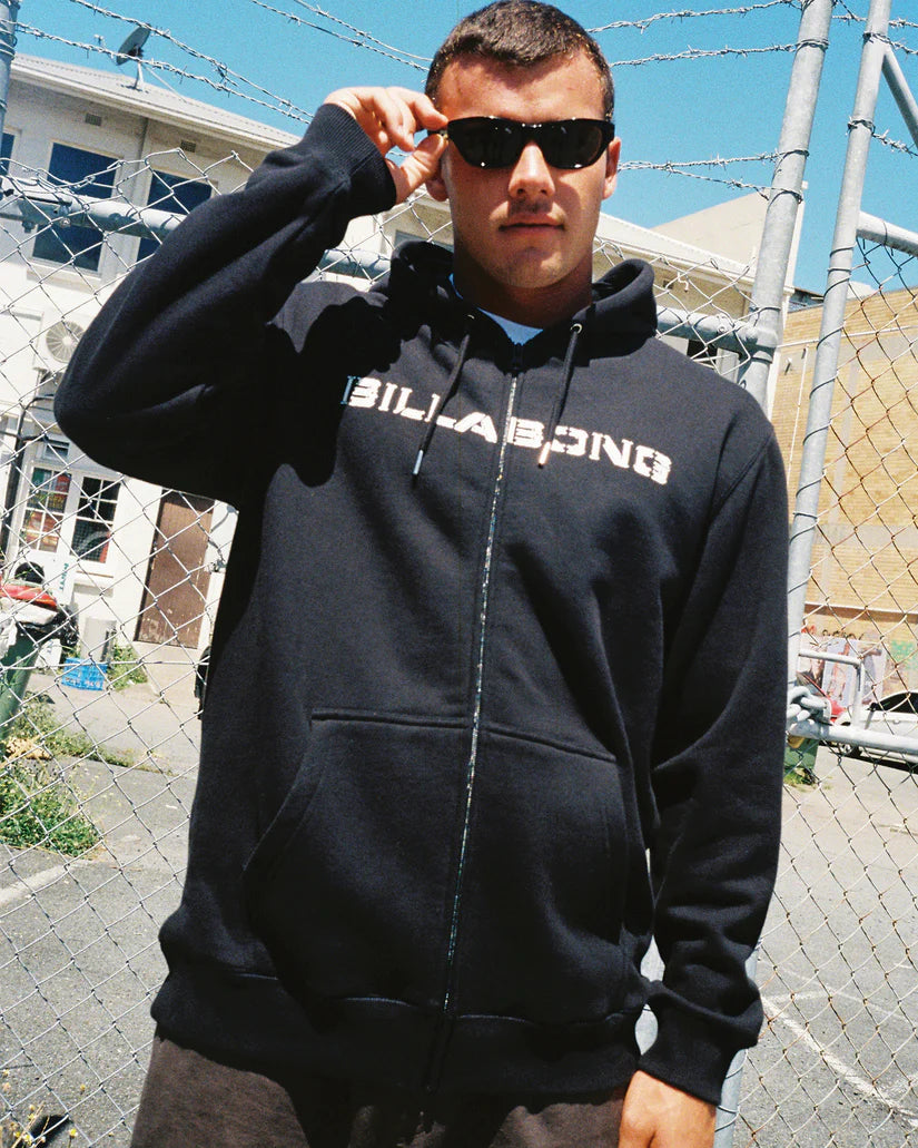 Billabong Chrome Zip Thru - Black - Star Surf + Skate
