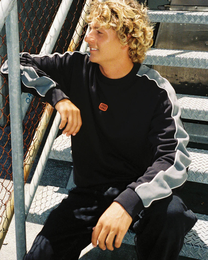 Billabong Script Crew - Black - Star Surf + Skate