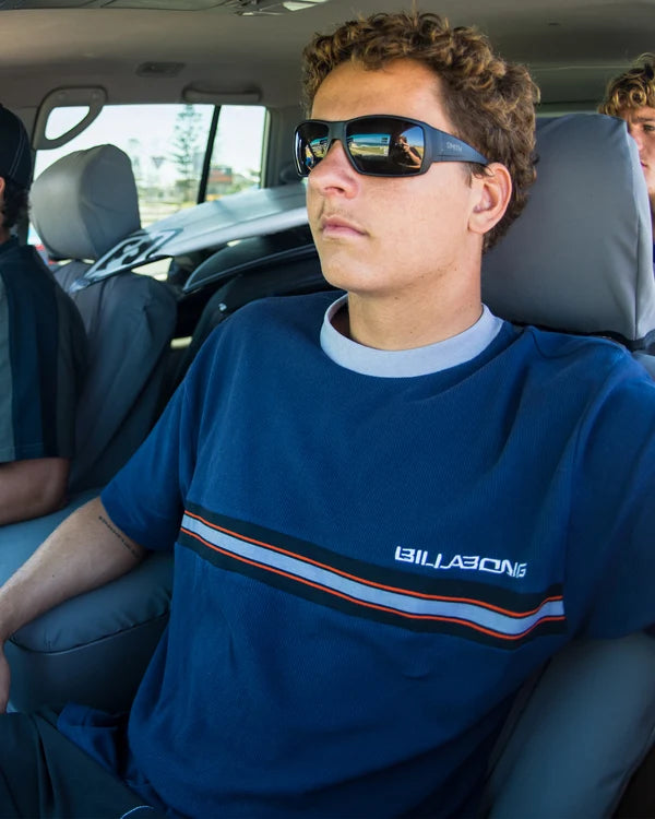 Billabong Spec Ribbed SS Tee - Dusty Indigo