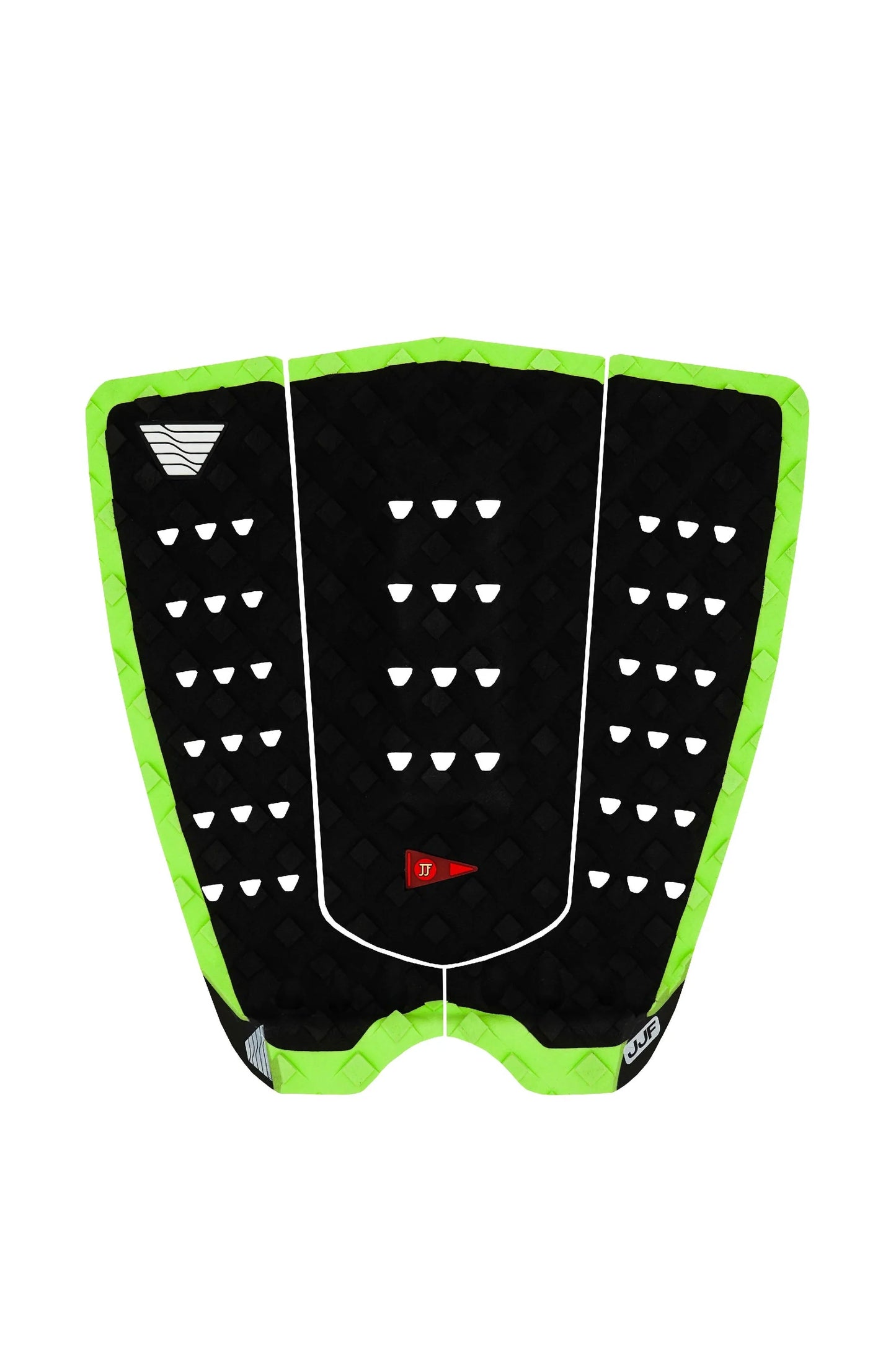 Veia John John Florence Grom Pad Squash Tail - Hi Vis Green/Night
