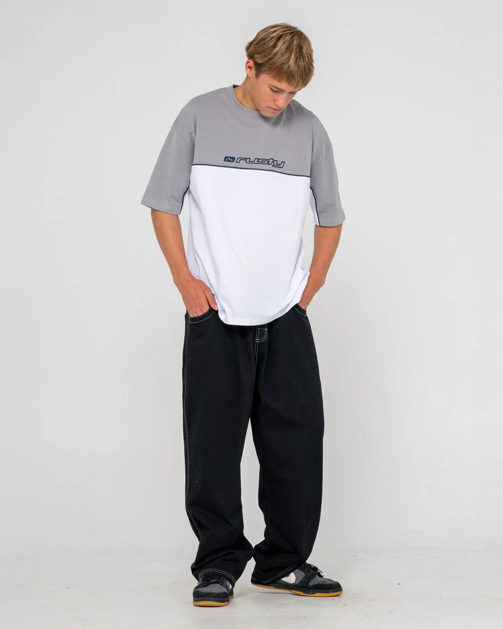 Rusty Infinity SS Tee - White 2 - Star Surf + Skate