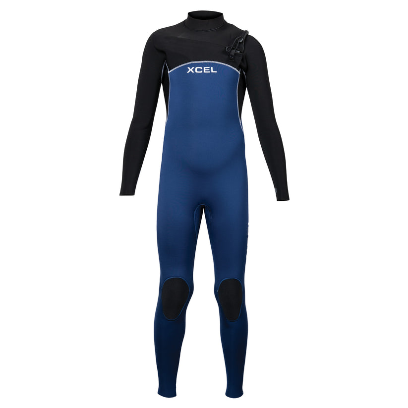 Xcel Youth Comp 3/2mm LS Steamer - Navy/Black - Star Surf + Skate