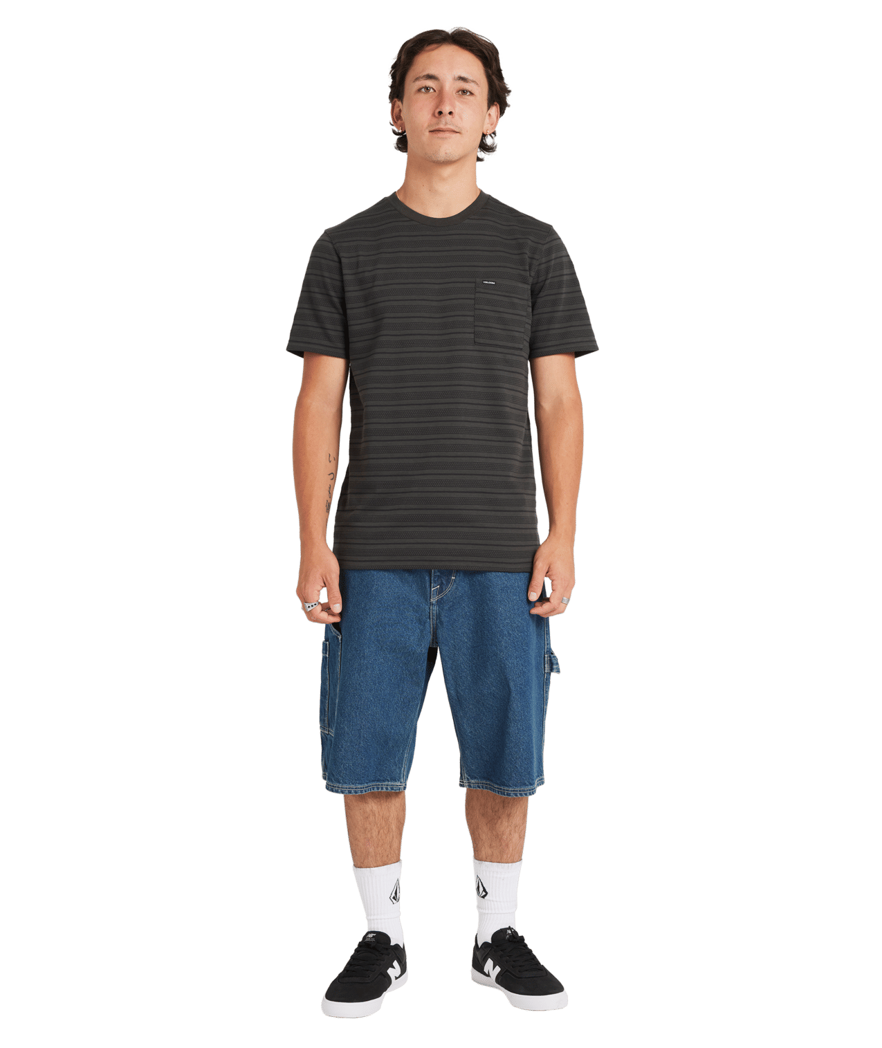 Volcom Dorture Crew SS Tee - Stealth - Star Surf + Skate