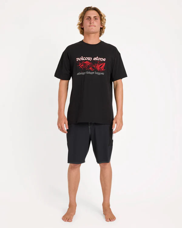 Volcom Ingrow Loose SS Tee - Black - Star Surf + Skate