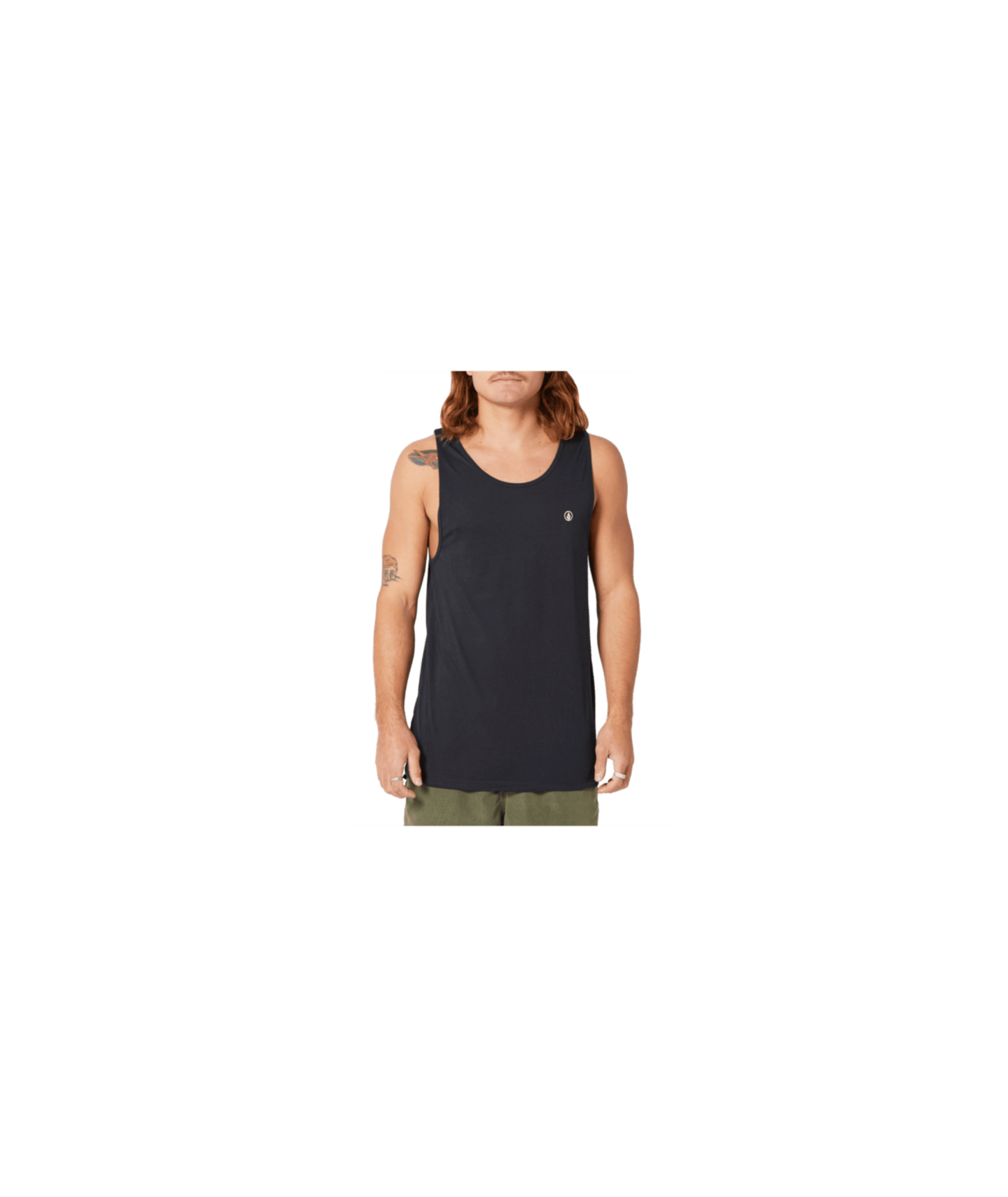 Volcom Solid Tank Tee - Black - Star Surf + Skate