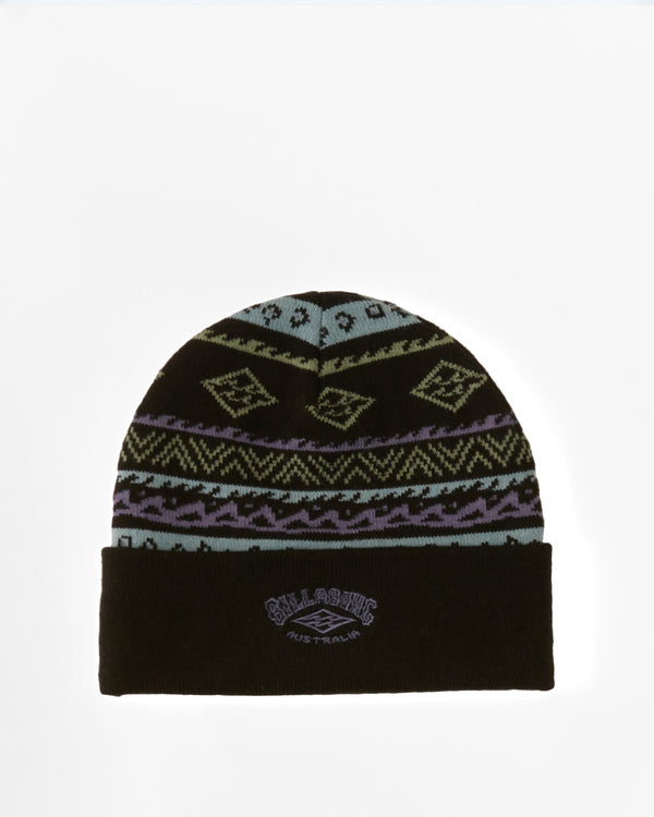 Billabong Adiv Reissue Beanie - Black - Star Surf + Skate