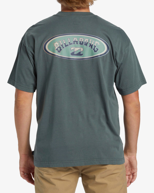 Billabong Arch Wave SS OG WW Tee - Slate Green - Star Surf + Skate