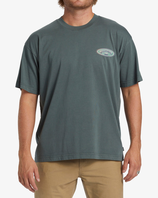 Billabong Arch Wave SS OG WW Tee - Slate Green - Star Surf + Skate