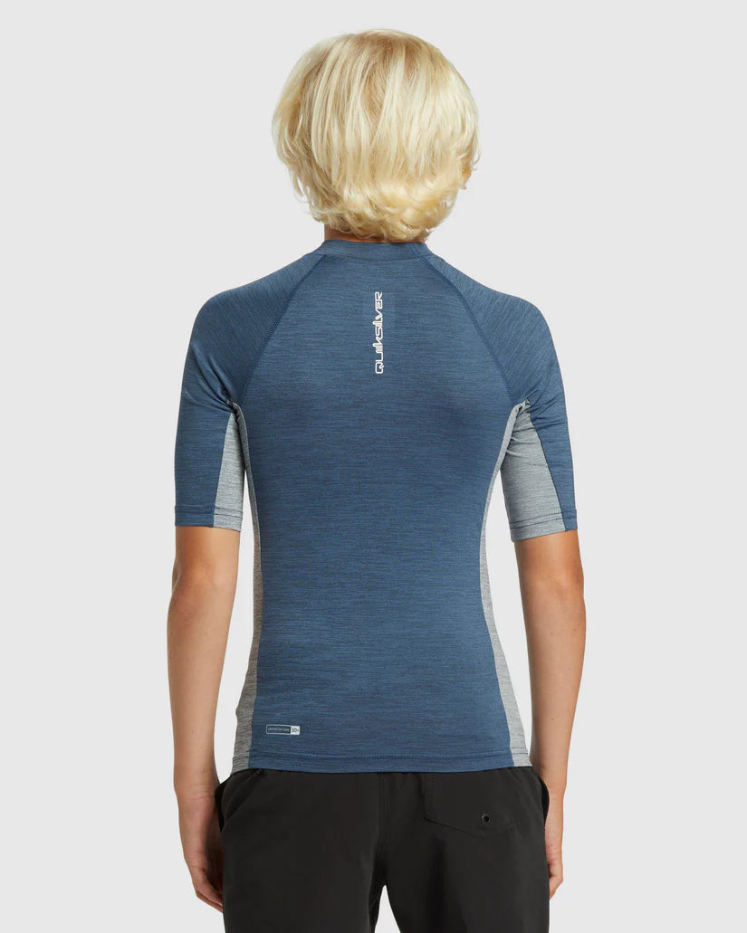 Quiksilver UPF50 Comp SS Youth - Black - Star Surf + Skate