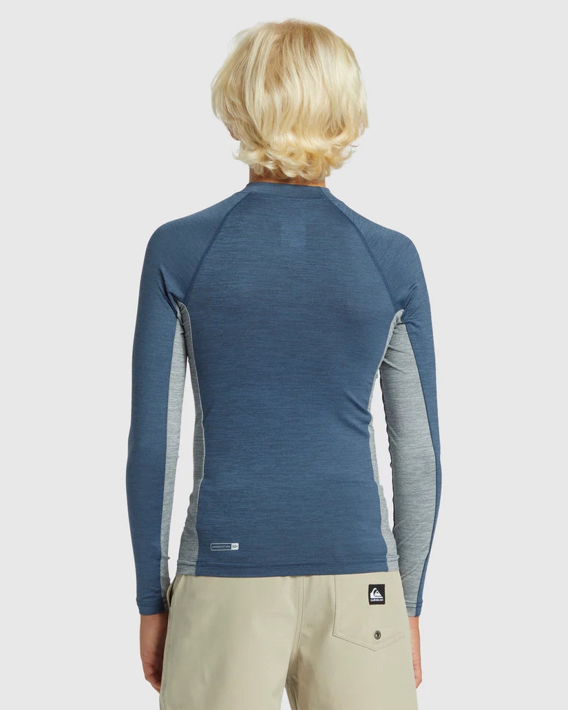 Quiksilver UPF50 Comp LS Youth - Black - Star Surf + Skate
