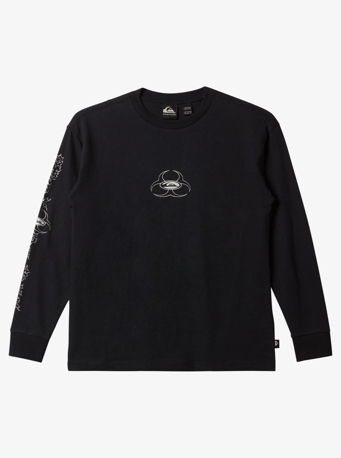 Quiksilver Bio Hazard Boys LS Tee - Black - Star Surf + Skate