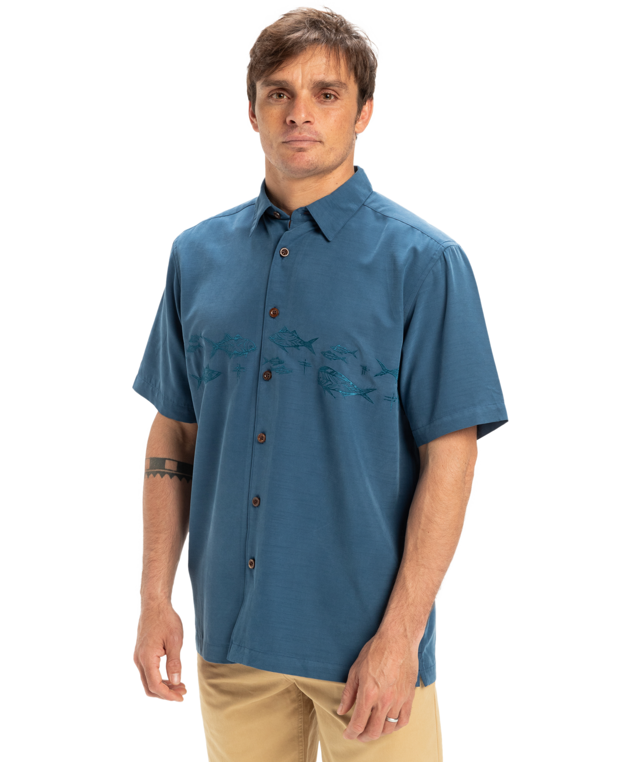 Quiksilver Offshore SS Shirt - Wave Blue - Star Surf + Skate