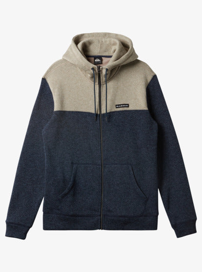 Quiksilver Keller Block Zip - Dark Navy Heather - Star Surf + Skate