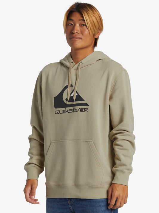 Quiksilver Big Logo Hoodie - Plaza Taupe - Star Surf + Skate