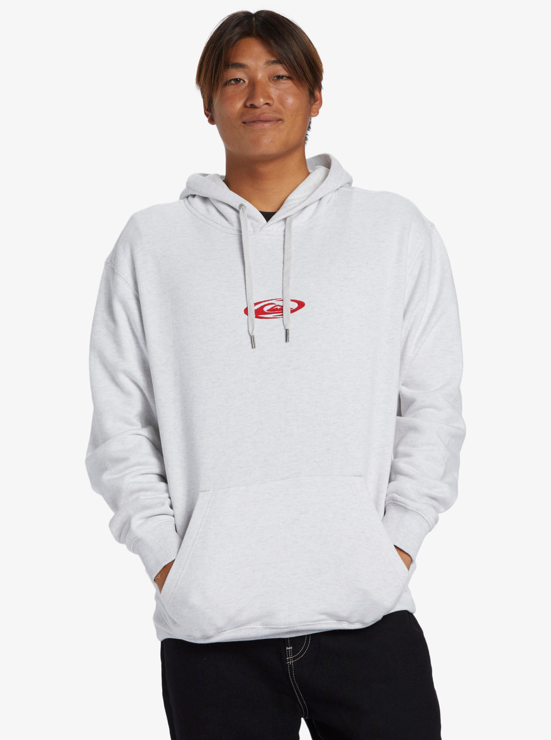 Quiksilver Saturn Hoodie - White Marble Heather - Star Surf + Skate