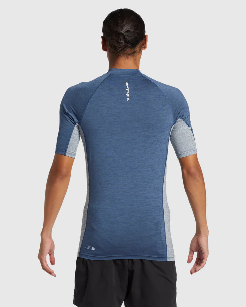 Quiksilver Everyday UPF50 Comp SS - Vintage Indigo Heather