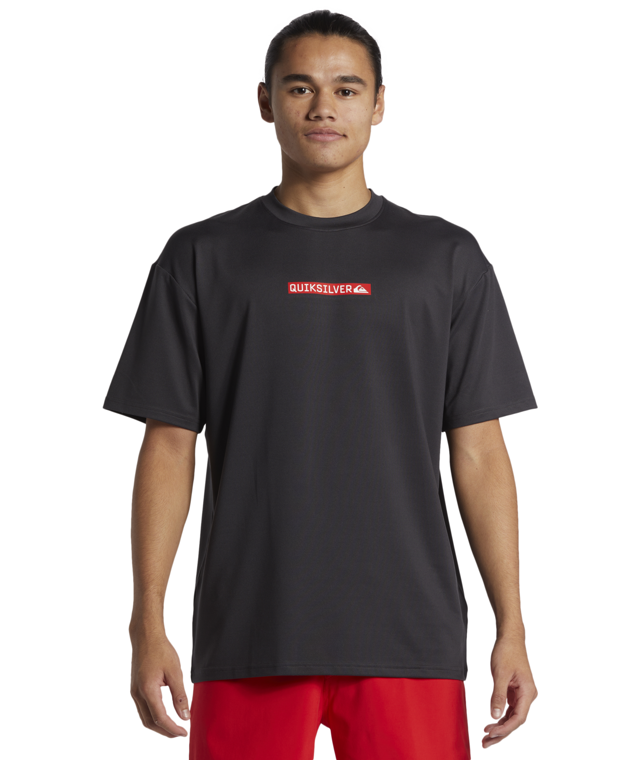 Quiksilver DNA Clicker Logo Surf Tee SS - Tarmac - Star Surf + Skate