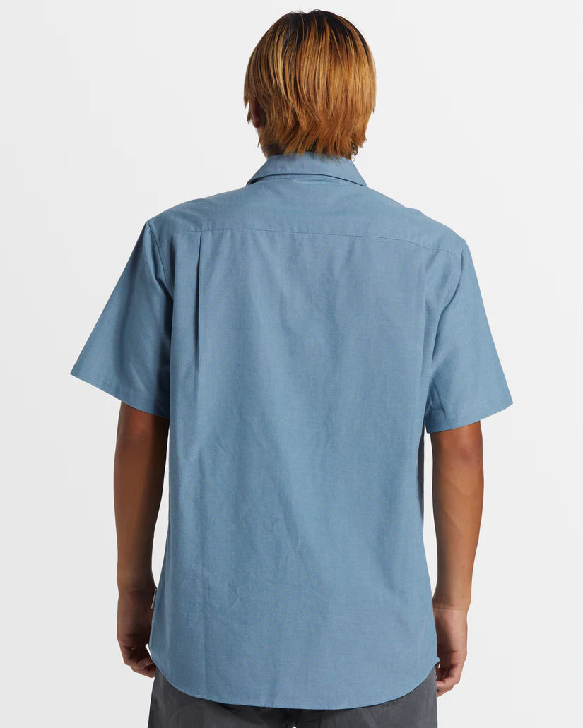 Quiksilver Shoreline Classic SS - Blue Shadow - Star Surf + Skate