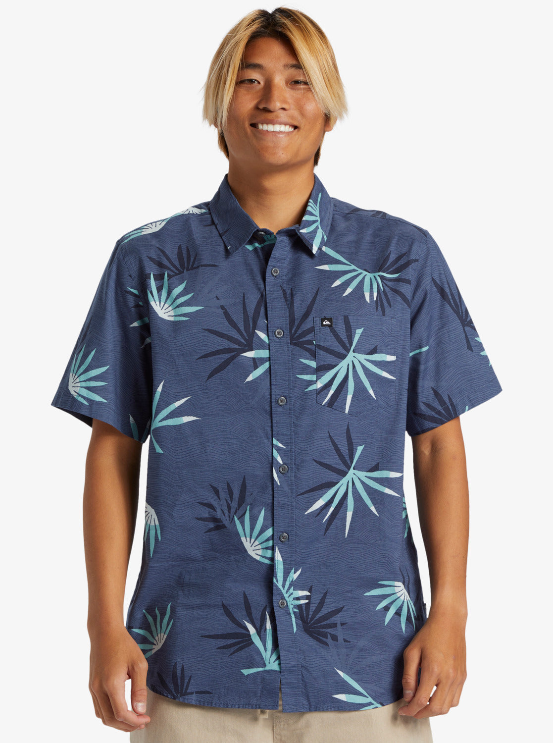 Quiksilver Apero Classic SS Shirt - Vintage Indigo Apero Classic SS - Star Surf + Skate