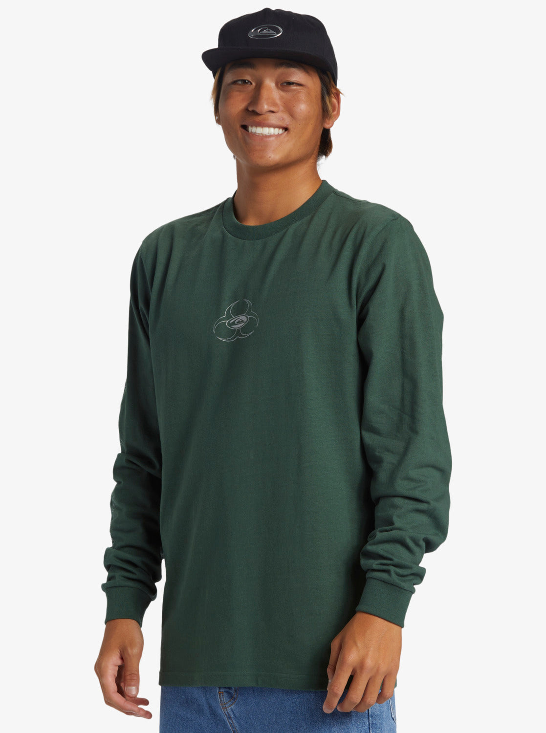 Quiksilver Bio Hazard LS Tee - Forest - Star Surf + Skate