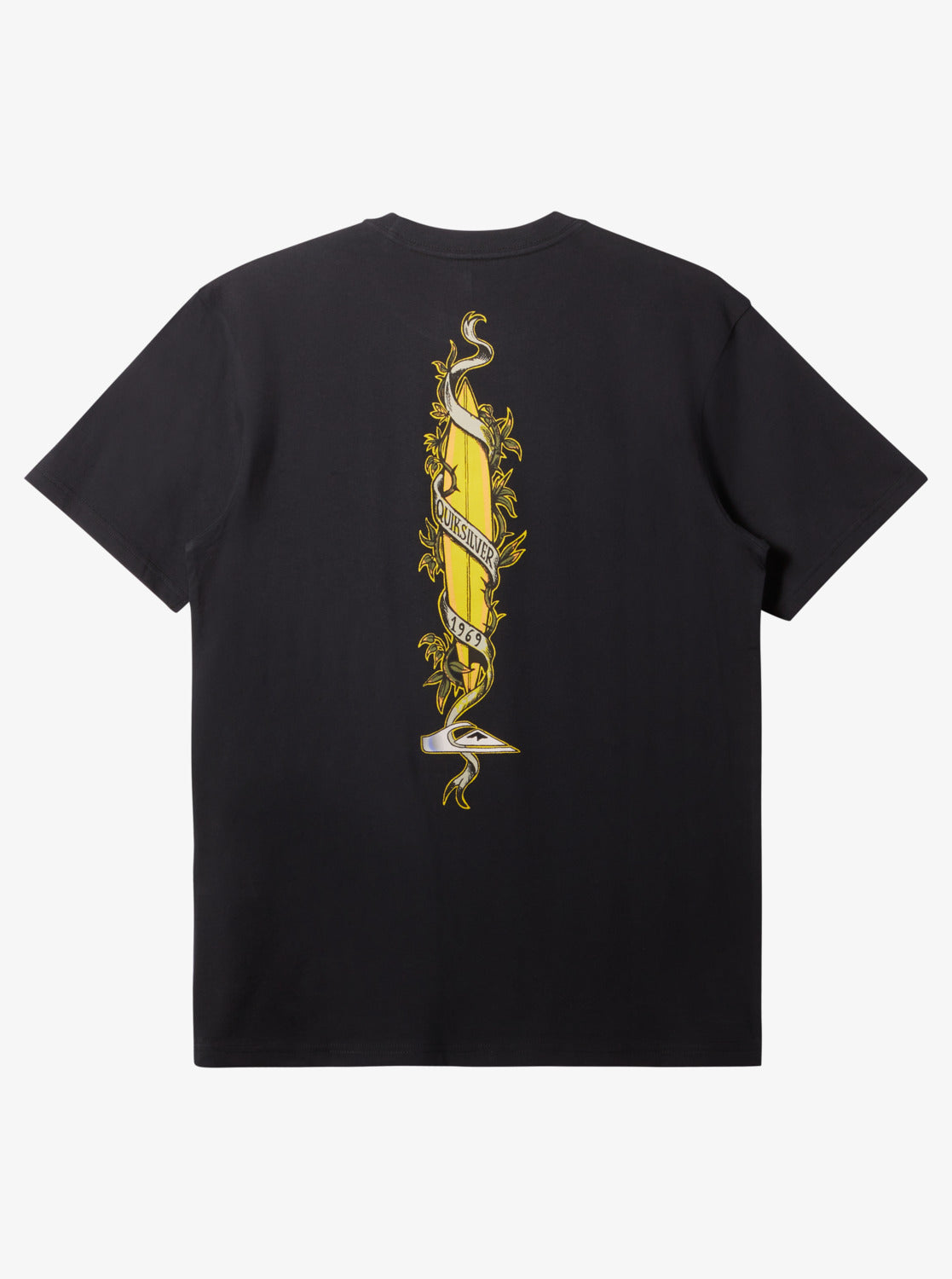 Quiksilver Step Up Mor SS Tee - Black - Star Surf + Skate