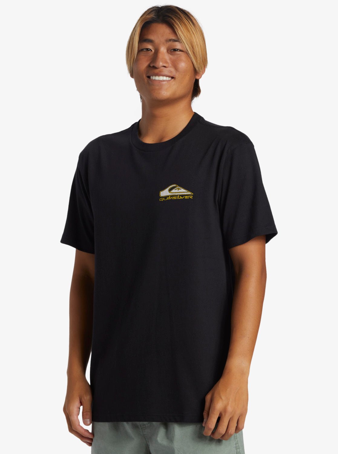 Quiksilver Step Up Mor SS Tee - Black - Star Surf + Skate