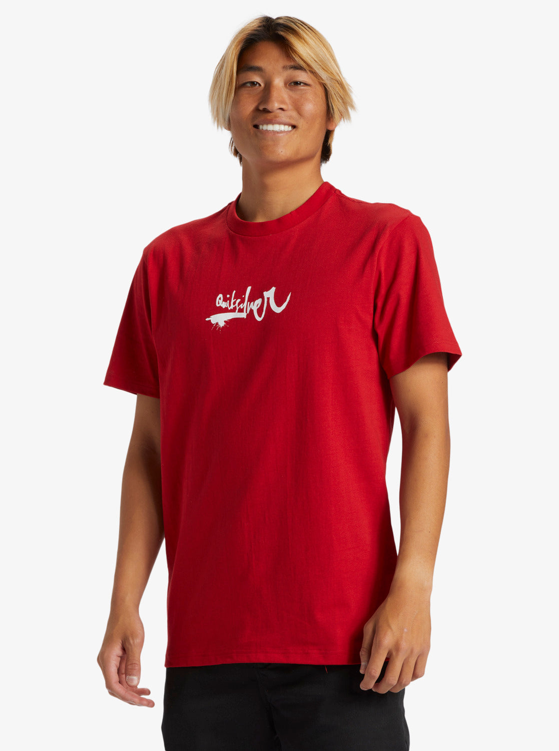 Quiksilver QS Impaired Logo DNA SS Tee - Salsa - Star Surf + Skate