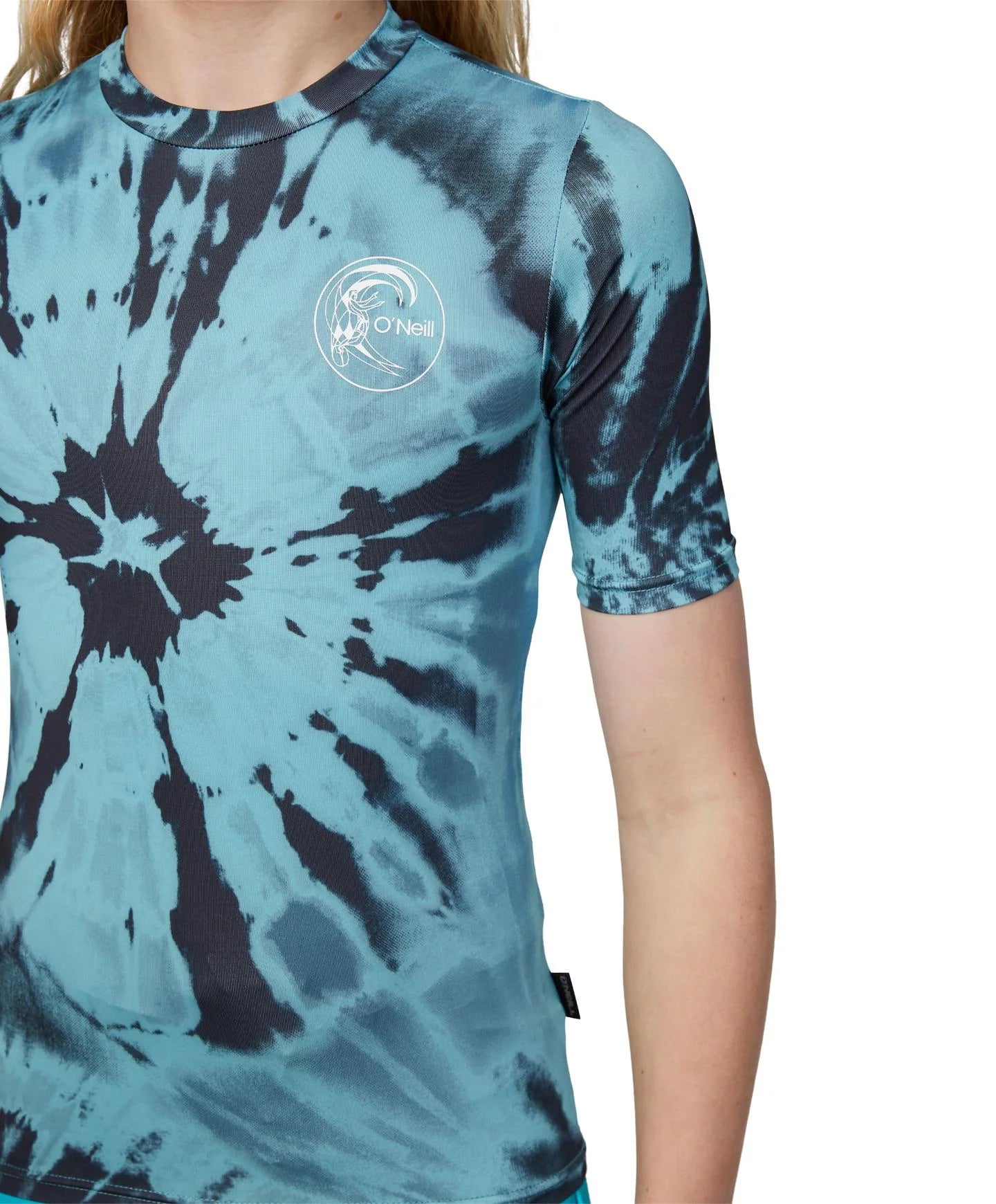 O'Neill Boys Dopedye SS UV Surf Tee - Deep Teal - Star Surf + Skate