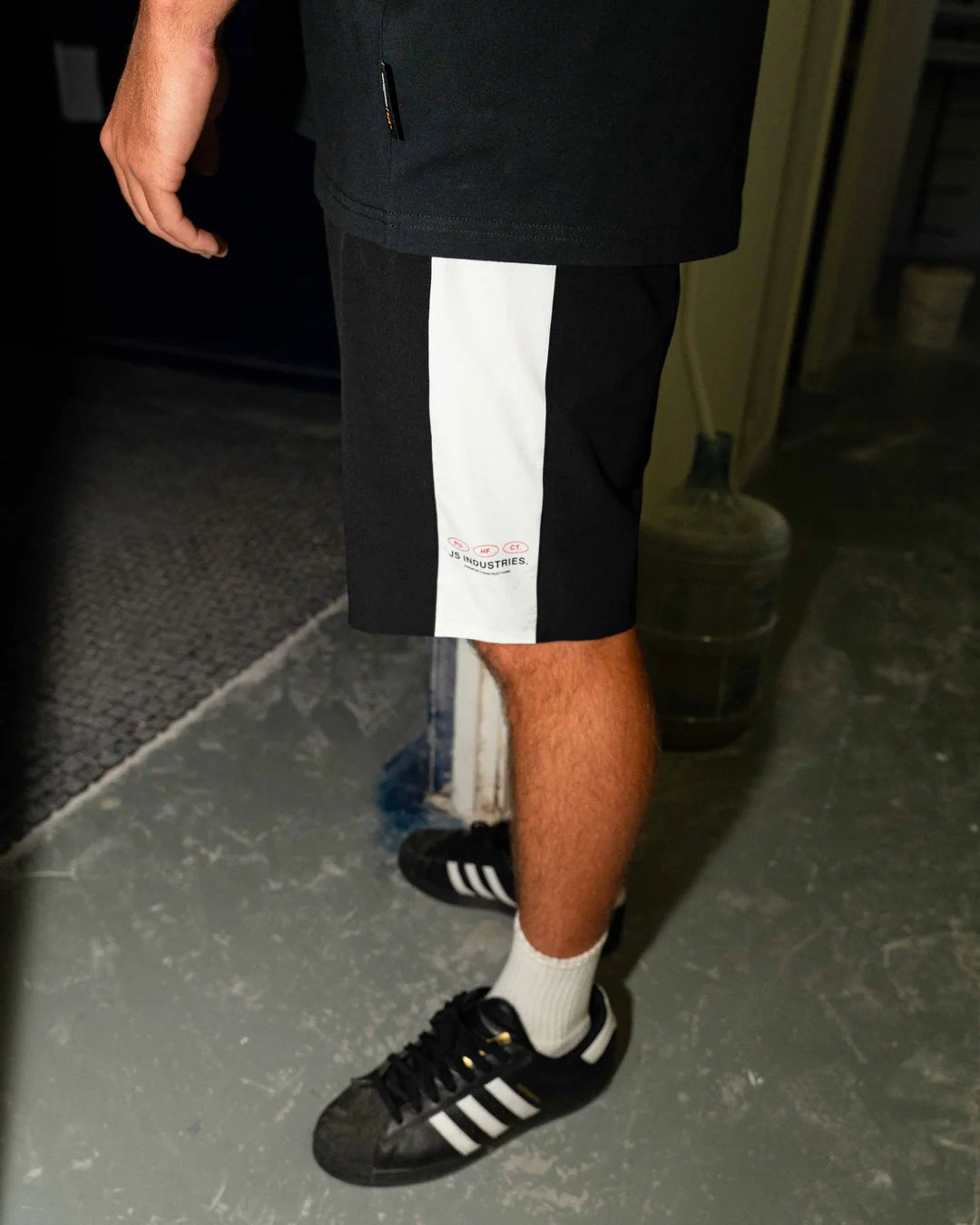 JS Construction Boardshort - Black/White