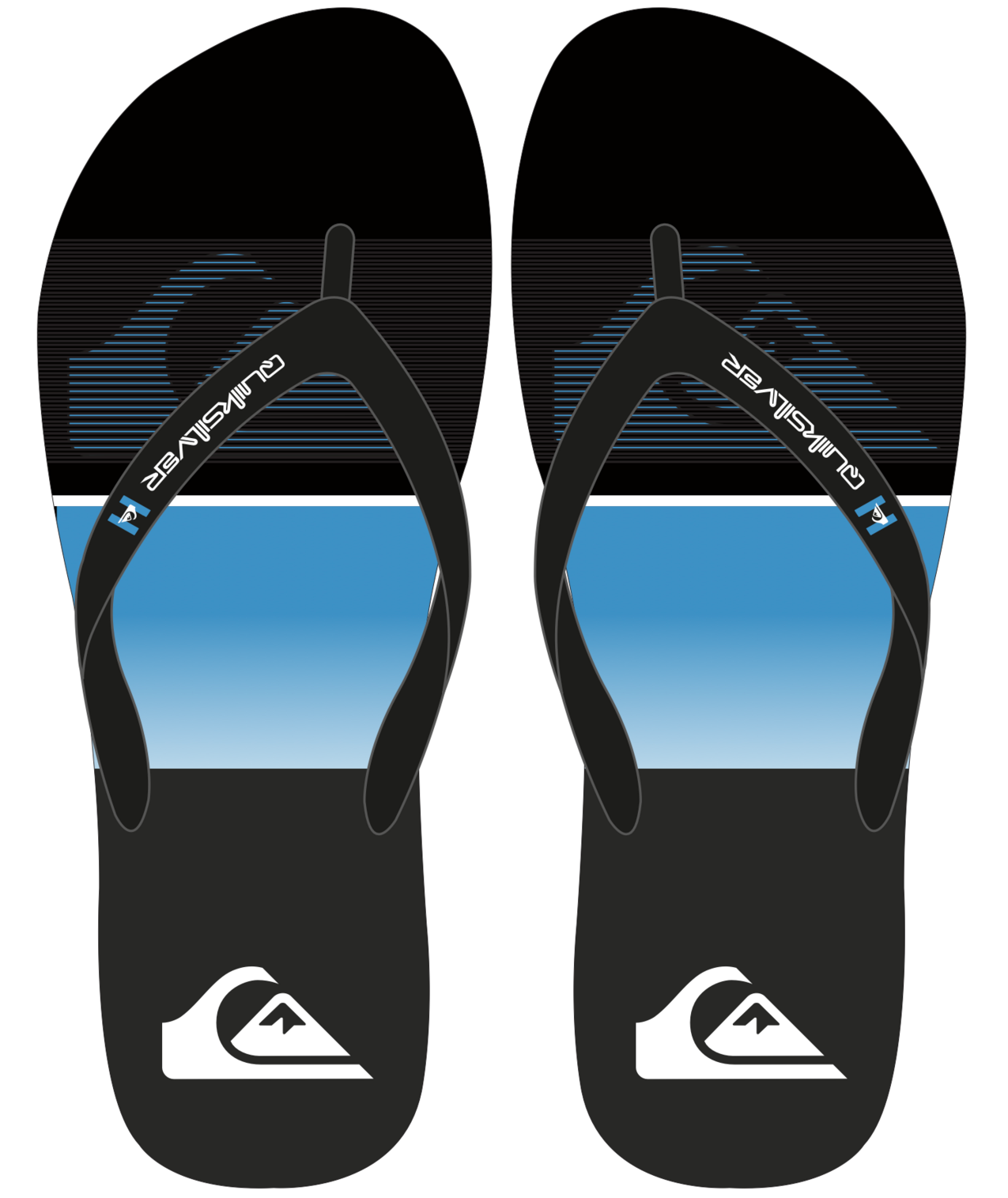Quiksilver Moncata Slab - Black/Blue