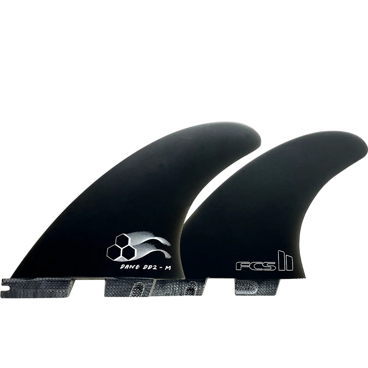 FCS II CI X Dane Reynolds DD2 Tri Fin Set - Black - Star Surf + Skate