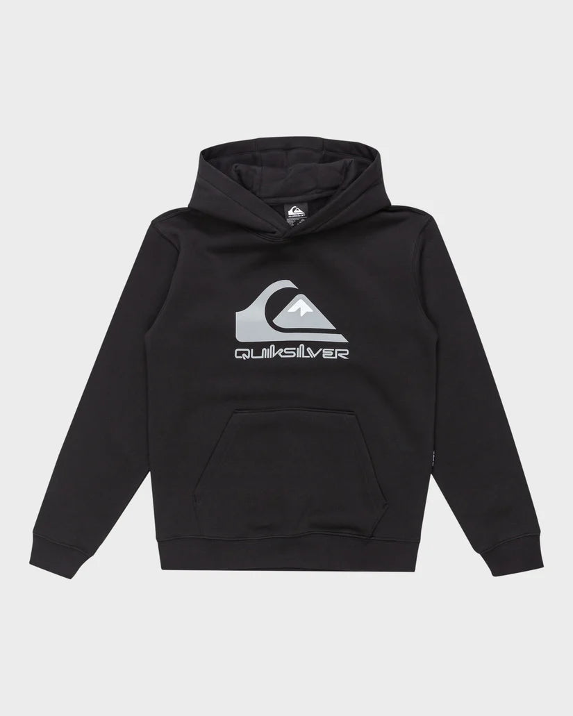 Quiksilver Big Logo Hoodie Youth - Black - Star Surf + Skate