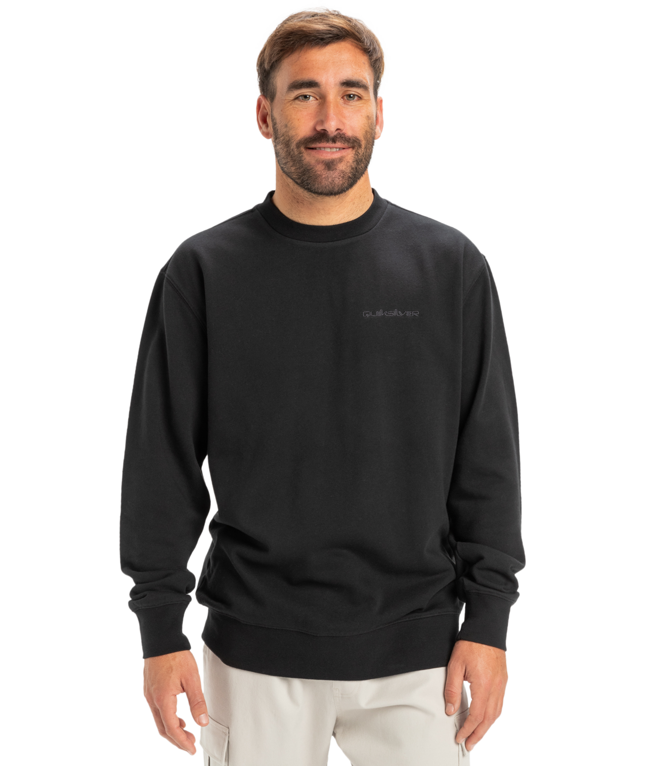 Quiksilver Salt Water Crew - Black - Star Surf + Skate