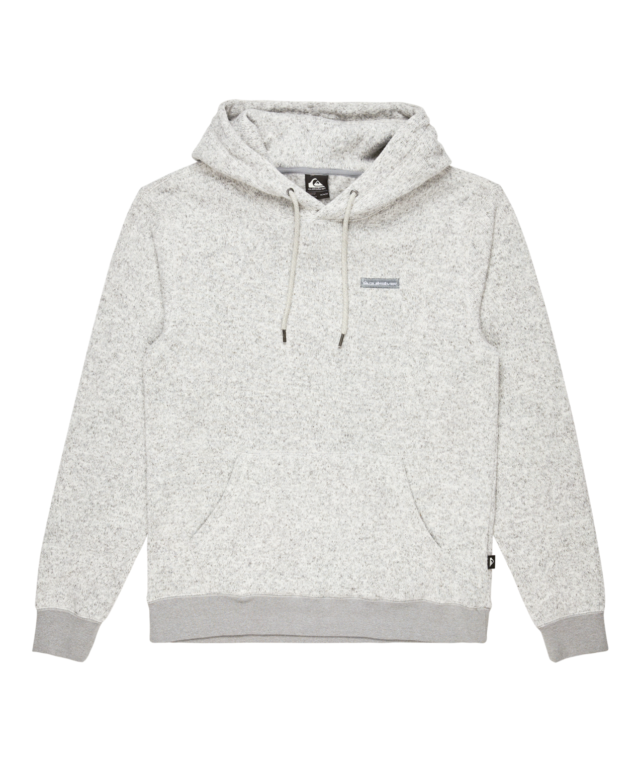 Quiksilver Keller Hoodie - Light Grey Heather - Star Surf + Skate