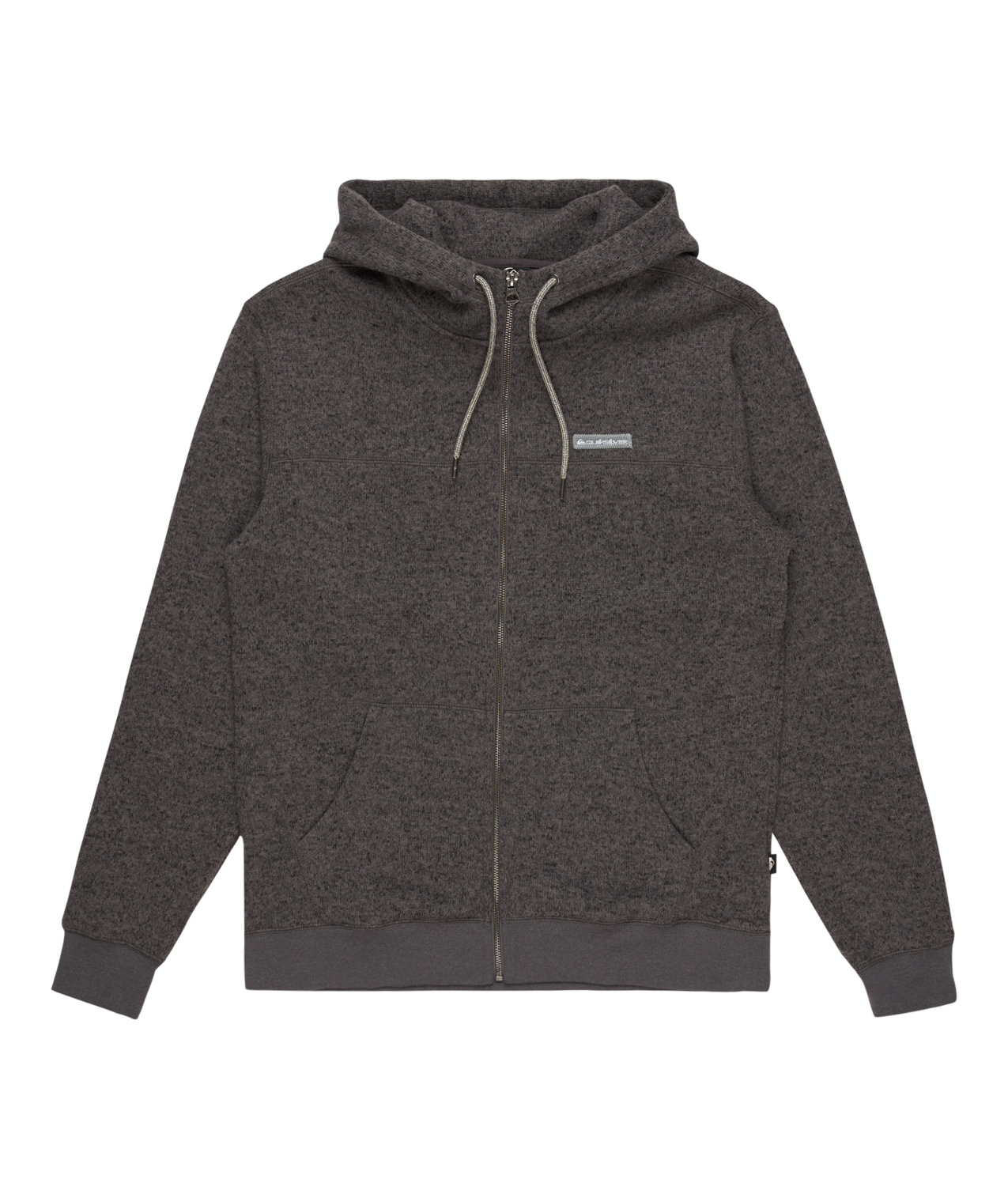 Quiksilver Keller Block Zip - Dark Grey Heather - Star Surf + Skate